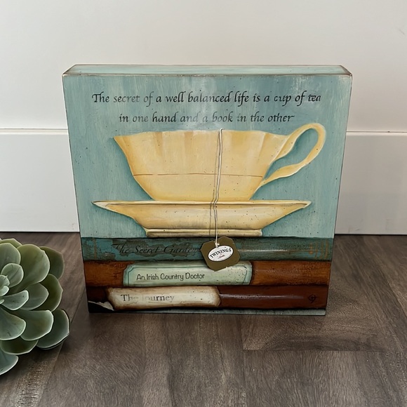 🎁4/$25 - ORIGINAL art piece - the secret of a balanced life - like NEW - 8x8” - Picture 2 of 6